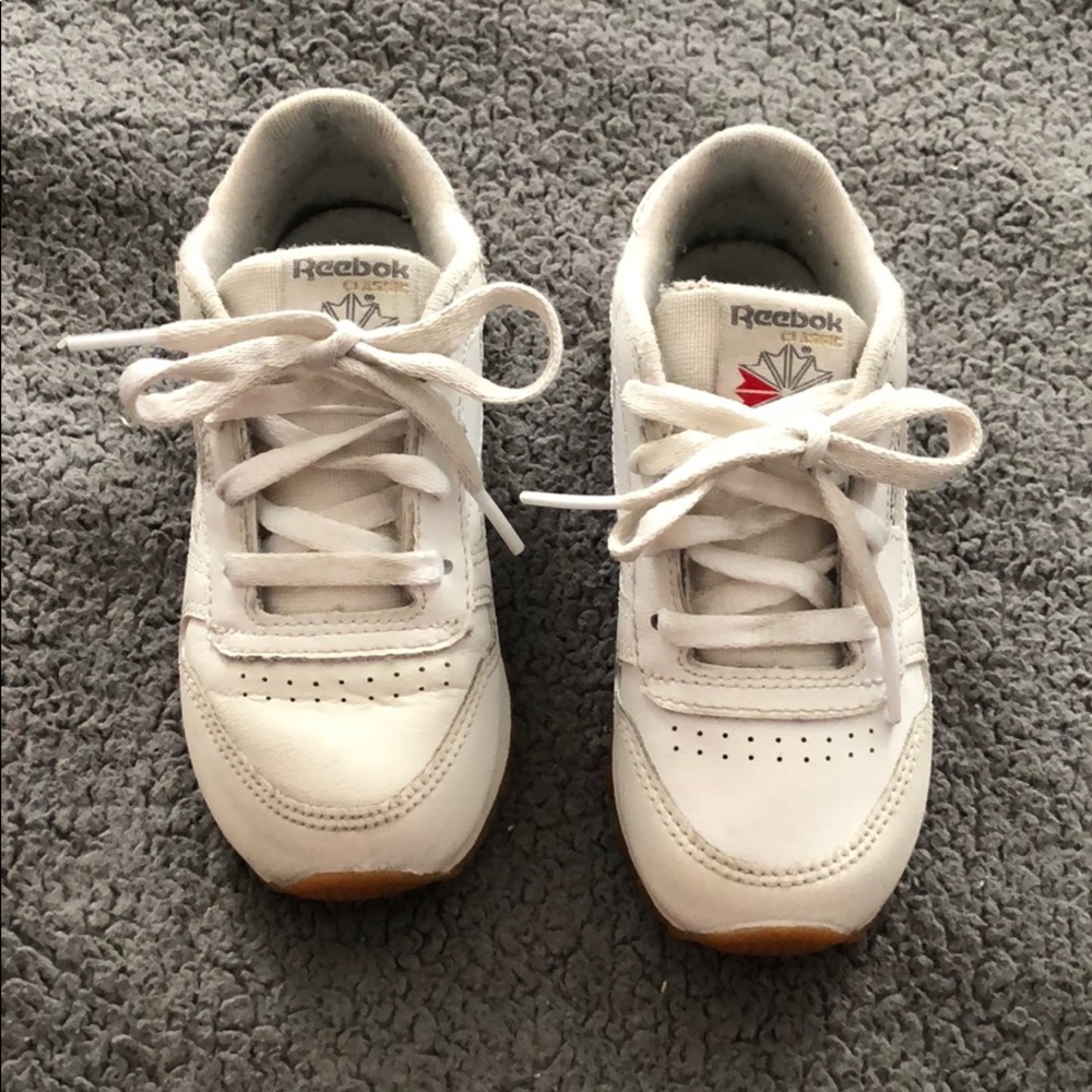 Toddler white reebok sneakers - Picture 2 of 4